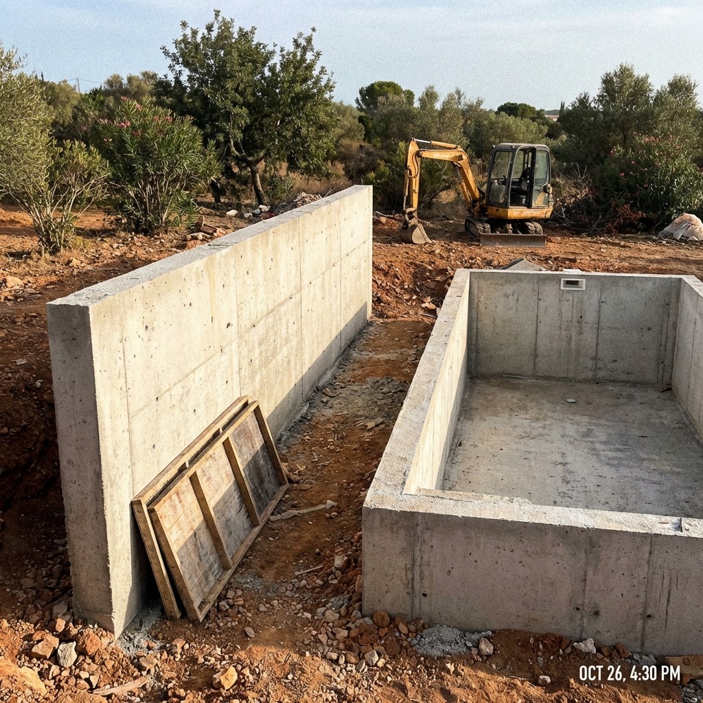 Exemplo de Muros de Suporte