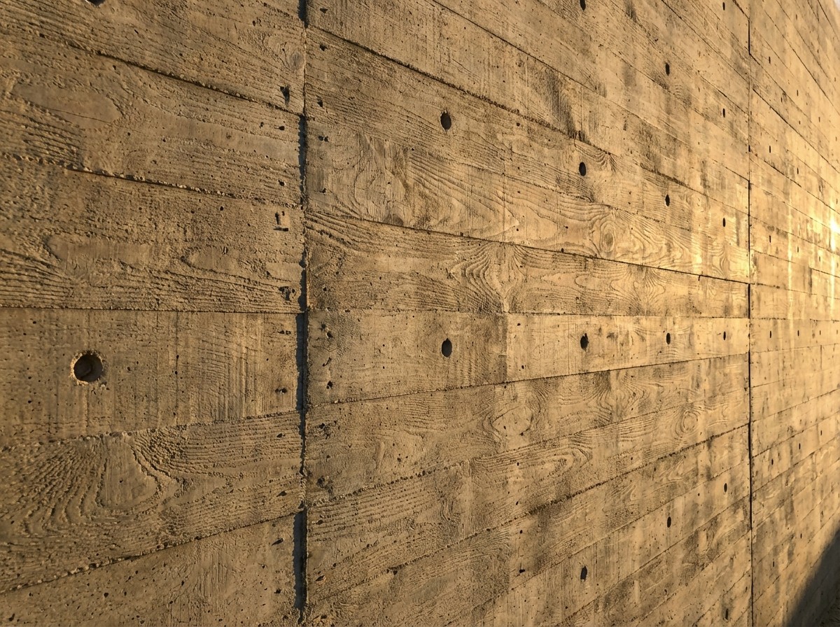 Acabamento estético em betão